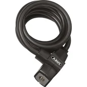 Zabezpieczenia do roweru - Zapięcie rowerowe ABUS 590/150 Linka Czarny - miniaturka - grafika 1