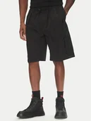 Spodenki męskie - Tommy Hilfiger Szorty sportowe F1 Movie MW0MW42080 Czarny Relaxed Fit - miniaturka - grafika 1