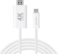 Kable - Kabel USB 4smarts USB-C - HDMI 2 m Biały 540955 - miniaturka - grafika 1