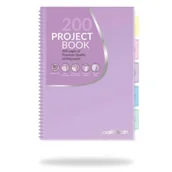 Zeszyty szkolne - Kołozeszyt B5 PP Coolpack Pastel Powder Purple - miniaturka - grafika 1
