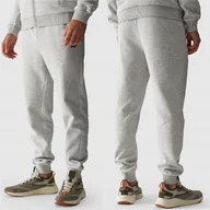 Dresy męskie - SPODNIE DRESOWE MĘSKIE 4F 3XL JOGGERY DRESY SPORTOWE TTROM0942 AW24 - miniaturka - grafika 1