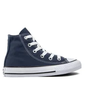 Buty dla chłopców - Trampki Converse Chuck Taylor All Star Hi 3J233C Granatowy - miniaturka - grafika 1