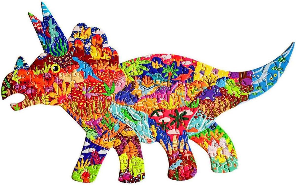 Puzzle dla dzieci i dorosłych 150 elementów Triceratops