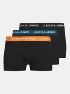 Majtki męskie - Jack&Jones Komplet 3 par bokserek Solid 12259087 Czarny - miniaturka - grafika 1