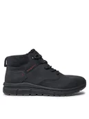 Botki męskie - Bugatti Trzewiki 331-AOS50-5000 Czarny - miniaturka - grafika 1