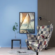 Fotele - Fotel uszak Skipper we wzory, dla żeglarza - miniaturka - grafika 1