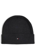 Czapki męskie - Tommy Hilfiger - Czapka męska z dodatkiem kaszmiru, szary - miniaturka - grafika 1