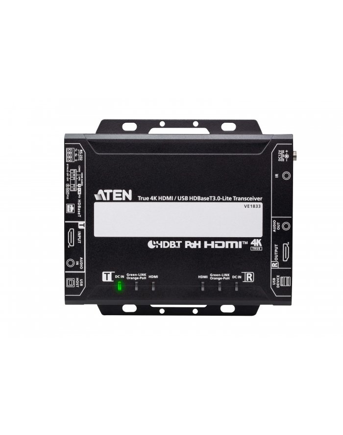 Aten True 4K HDMI-USB HDBaseT 3.0 Lite Transceiver - Digital - Digital-Display-Video VE1833ATG