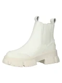 Botki damskie - Steve Madden Skórzane sztyblety w kolorze białym - miniaturka - grafika 1