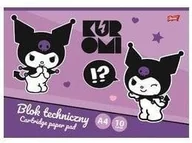 Szkolne artykuły papiernicze - Blok techniczny A4/10K 190g/m2 Kuromi10szt - miniaturka - grafika 1