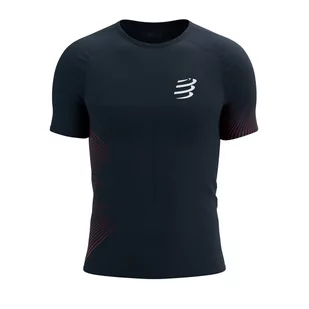 COMPRESSPORT Koszulka biegowa PERFORMANCE SS T-SHIRT salute/ high risk red - Koszulki sportowe męskie - miniaturka - grafika 1