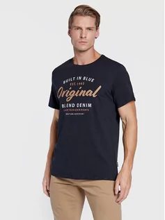 Koszulki i topy damskie - Blend T-Shirt 20714719 Czarny Regular Fit - grafika 1