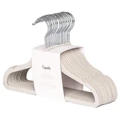 Łamigłówki - 3 Sprouts Wieszaki Welurowe dla Dzieci Gray 15 szt. - miniaturka - grafika 1