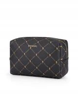 Kosmetyczki, organizery i kuferki - Kosmetyczka Damska Podróżna Prostokątna PUCCINI Brązowa Monogram QLXP0045-2 - miniaturka - grafika 1