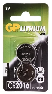 GP Batteries CR2016 2 szt (CR2016-U2) - Baterie i akcesoria - miniaturka - grafika 2