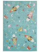 Dywany - Dywan Santi Kosmos niebieski 120 x 160 cm - miniaturka - grafika 1