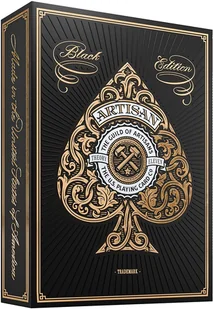 THEORY11 Theory11 ARTISANS BLACK - karty klasyczne 04293005 - Wróżbiarstwo i radiestezja - miniaturka - grafika 1