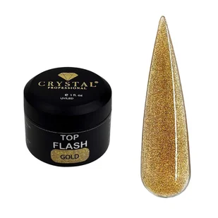 Top Flash Gold - 30ml - Utwardzacze do paznokci - miniaturka - grafika 1