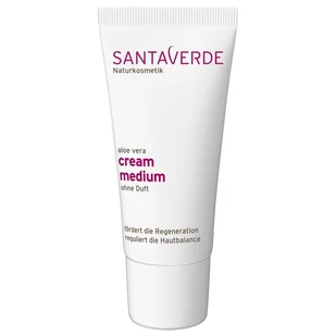 Santaverde Bezzapachowy nawilżający krem półtłusty do twarzy z aloesem 30 ml - Kremy do twarzy - miniaturka - grafika 1