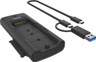 Obudowy i kieszenie na dyski twarde - Stacja dokująca Icy Box Stacja dokujšca IB-180MS-C31 SSD Docking 1x 2,5'/3,5' & 1x M.2 PCIe NVMena USB 3.2 Gen 2 10 Gbit/s - miniaturka - grafika 1