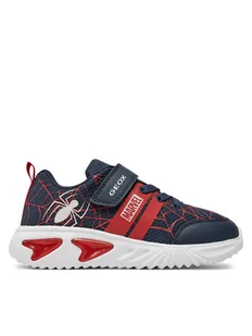 Geox Sneakersy J Assister Boy J45DZD 01454 C4244 D Granatowy - Buty dla chłopców - miniaturka - grafika 1