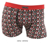 Majtki męskie - SZORTY SESTO SENSO PASSO P250 (kolor czarny - czerwony, rozmiar XL) - miniaturka - grafika 1