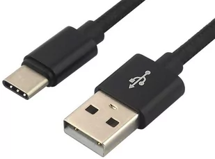 everActive Kabel przewód pleciony USB USB-C Typ-C everActive CBB-1.2CB 120cm z obsługą szybkiego ładowania do 3A czarny CBB-1.2CB - Kable USB - miniaturka - grafika 2