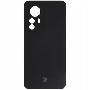 Bizon Etui Case Silicone do Xiaomi 12T czarne - Etui i futerały do telefonów - miniaturka - grafika 1