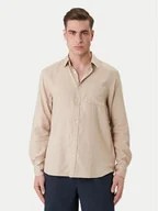 Koszule męskie - Guess Koszula F6GH06 WG3L0 Beżowy Regular Fit - miniaturka - grafika 1