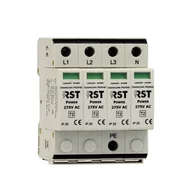 Inne akcesoria audio-wideo - Ogranicznik przepięć RST Power T2 4+0 275V AC - miniaturka - grafika 1