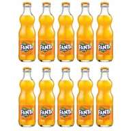 Napoje gazowane - Fanta Napój Gazowany Pomarańczowy 10x250ml w Szklanych Butelkach - Orzeźwienie z Cytrusową Świeżością - miniaturka - grafika 1