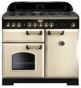 Kuchenki gazowo-elektryczne - Falcon Classic Deluxe 100 Kremowy mosiądz - miniaturka - grafika 1