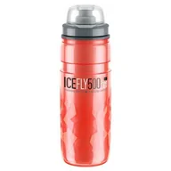 Shakery i bidony sportowe - ELITE Bidon 500ml ICE FLY Red termos czerwony BPA FREE - miniaturka - grafika 1