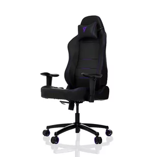 Obrotowy fotel ergonomiczny P-line czarny fioletowy - Fotele - miniaturka - grafika 1