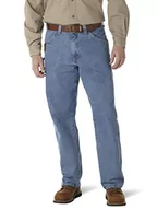 Koszulki męskie - Wrangler Riggs Workwear Ripstop Carpenter męskie dżinsy, antyczne indygo, Vintage indygo, 34W / 36L - miniaturka - grafika 1