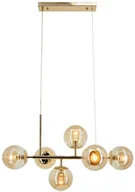 Lampy sufitowe - Paco lampa wisząca 6xE14 złota 3401/6 TR - miniaturka - grafika 1