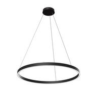 Lampy sufitowe - Maytoni Rim D80 LED lampa wisząca 1-punktowa czarna MOD058PL-L42B4K - miniaturka - grafika 1