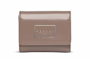 Replay Damski portfel Fw5326 z akcesoriami podróżnymi, 081 Pale Grey Brown, L 12,5 X H 10 X D 2 CM - Portfele - miniaturka - grafika 1