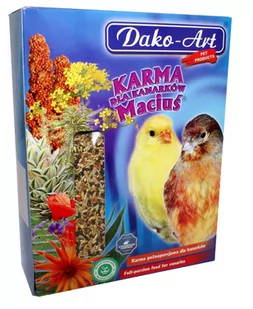 Dako-Art Maciuś Pełnowartościowy pokarm dla kanarków 1kg - Karma dla ptaków - miniaturka - grafika 1