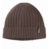 Czapki męskie - Czapka zimowa Jack Wolfskin RIB KNIT BEANIE red earth - ONE SIZE - miniaturka - grafika 1
