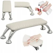 Akcesoria do paznokci - Podkładka pod dłoń poduszka podpórka manicure do salonu kosmetycznego szara - miniaturka - grafika 1