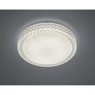 Lampy sufitowe - Trio LAMPA sufitowa PEGASUS R62422100 okrągła OPRAWA plafon LED 20W glamour przezroczysty - miniaturka - grafika 1