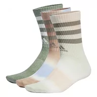 Skarpetki damskie - adidas Set Di 3 Paia Di Calze Alte Skarpety Mieszane - miniaturka - grafika 1