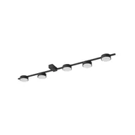 Lampy sufitowe - Nowodvorski Pills 8262 plafon oprawa sufitowa 5x8W GX53 czarny - miniaturka - grafika 1