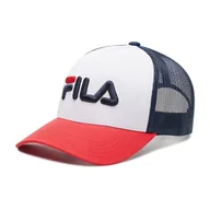 Czapki damskie - Czapka z daszkiem Fila Beppu Trucker Cap Linear Logo snap Back FCU0025 True Red/Bright White/Medieval Blue 33002 - miniaturka - grafika 1