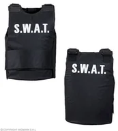 Stroje karnawałowe - Widmann Kamizelka Andreas 2855 °C  zastosowania SWAT, dla dzieci, czarna, rozmiar uniwersalny 1754 - miniaturka - grafika 1