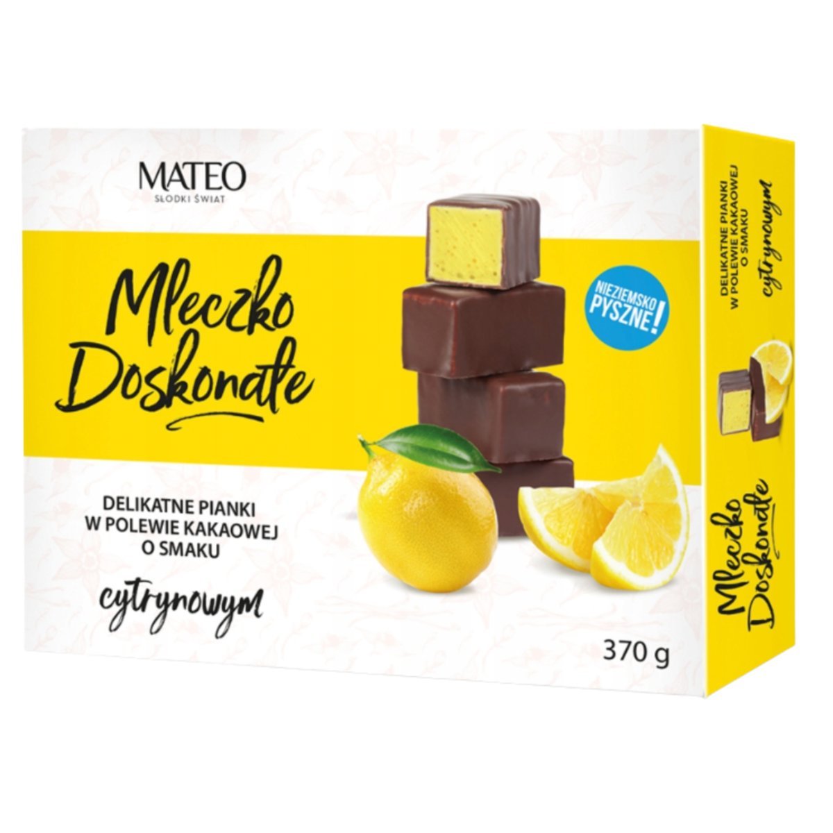 Mateo Pianka Cytrynowa Mleczko Doskonałe Nuta Kakao Słodka Chwila 370G
