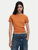 Koszulki i topy damskie - Desigual T-Shirt 25SWTK15 Pomarańczowy Regular Fit - miniaturka - grafika 1