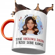 Kubki - Kubek Pomarańczowy Dla Jagody Żony Przyjaciółki z Nadrukiem ze Zdjęciem + Opakowanie na prezent (wzór 04) - miniaturka - grafika 1