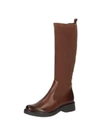 Kozaki damskie - Caprice Damskie buty z ciepłą podszewką 9-26505-43 modne kozaki, Cognac Comb, 36 EU, Cognac Comb, 36 EU - miniaturka - grafika 1